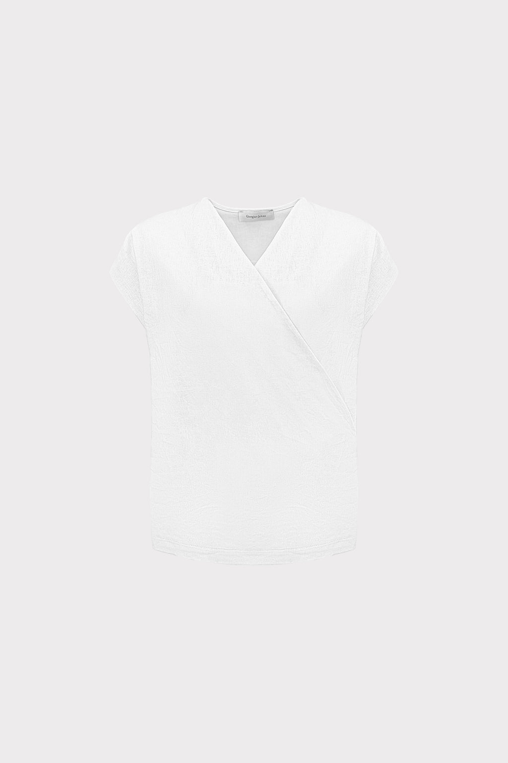 Blusa scollo incrociato