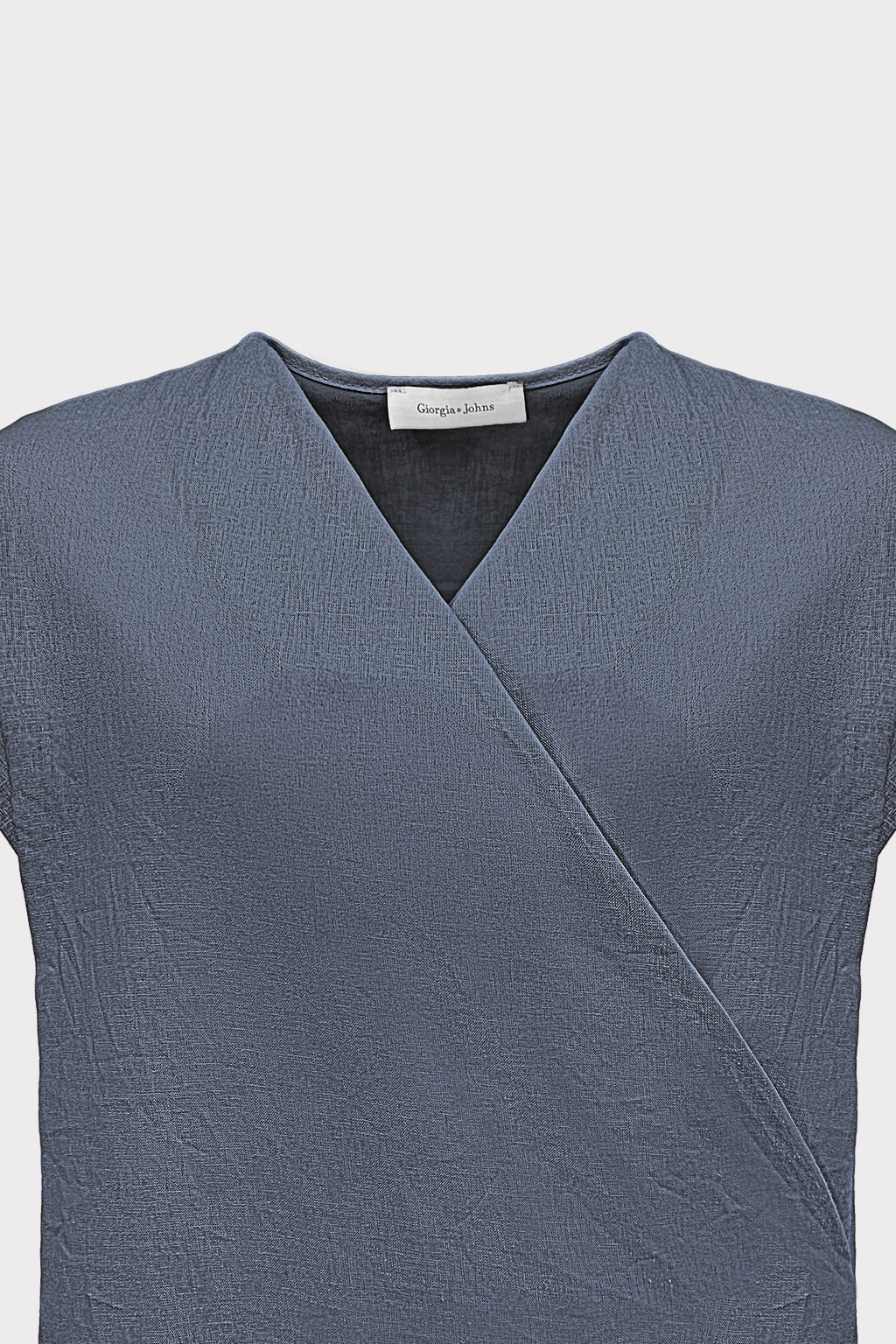Blusa scollo incrociato