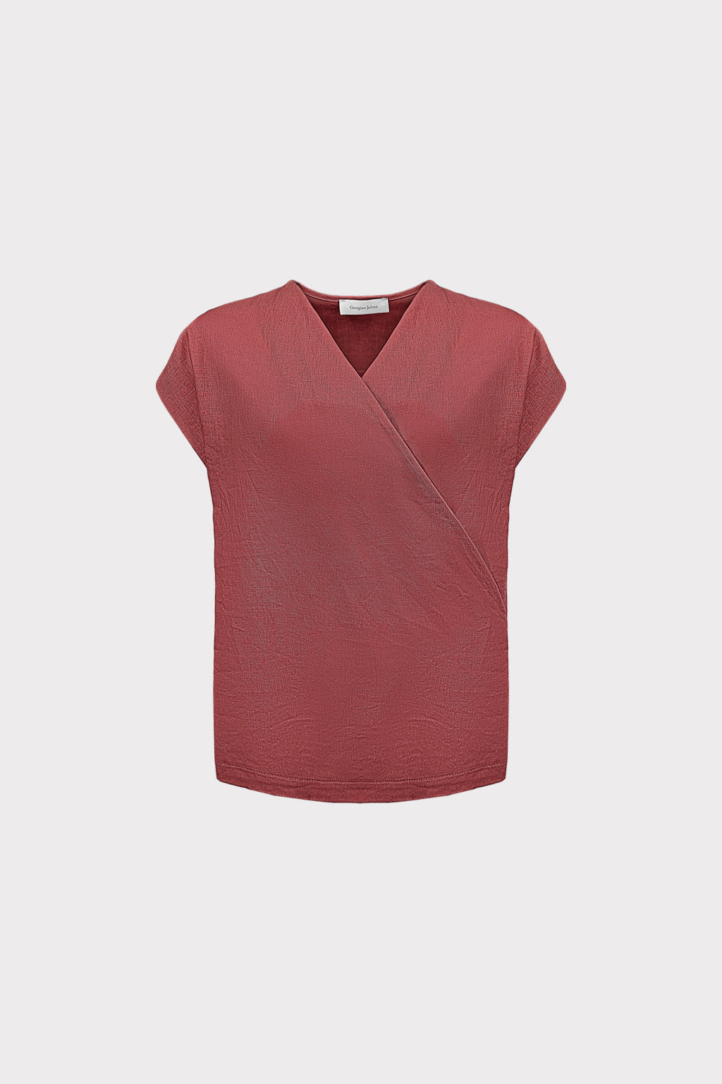 Blusa scollo incrociato