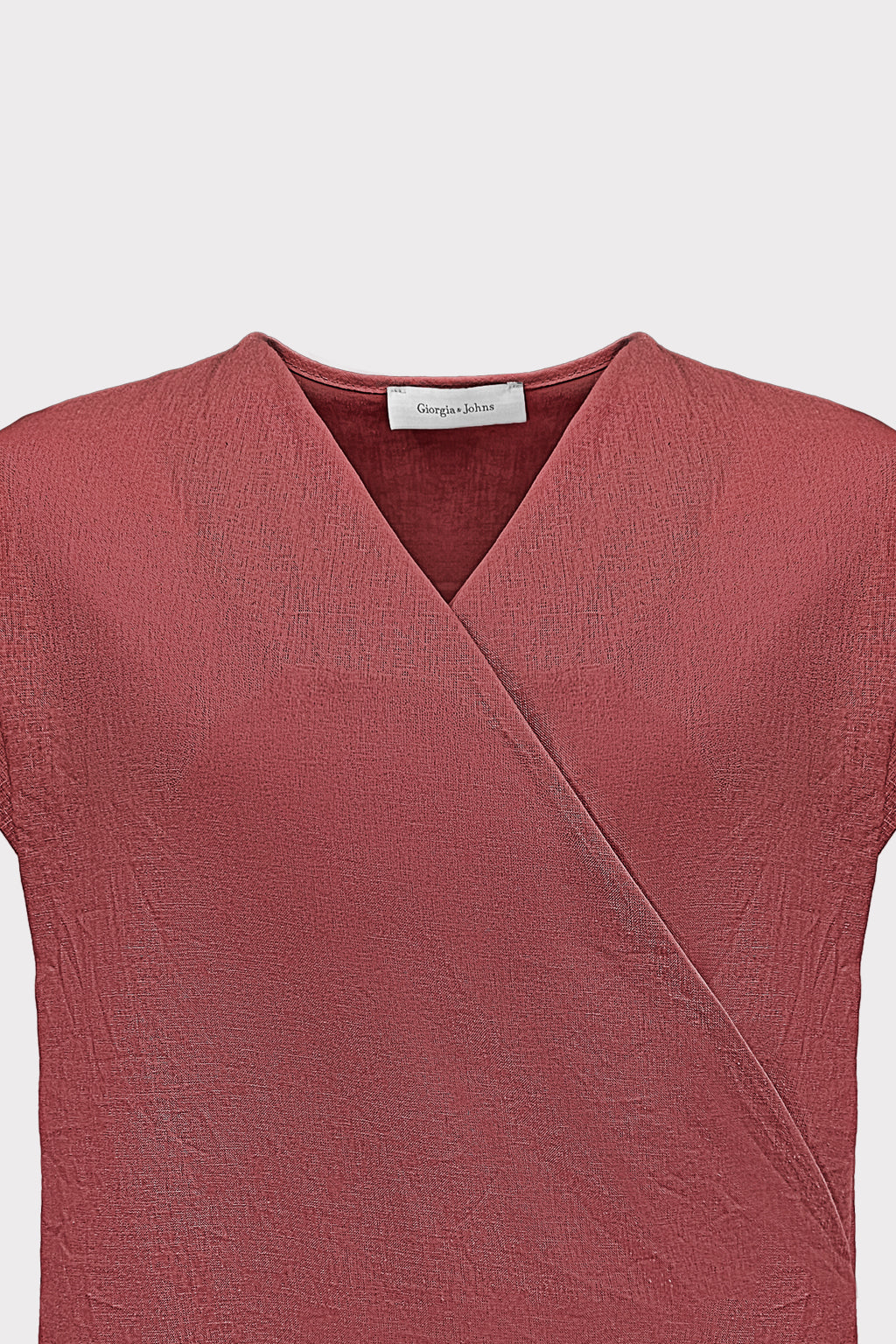 Blusa scollo incrociato