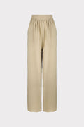 Pantalone wide leg misto lino