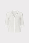 Camicia con risvolto lyocell
