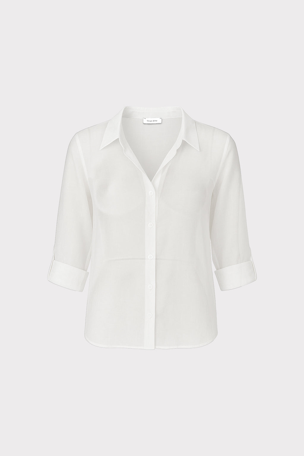 Camicia con risvolto lyocell