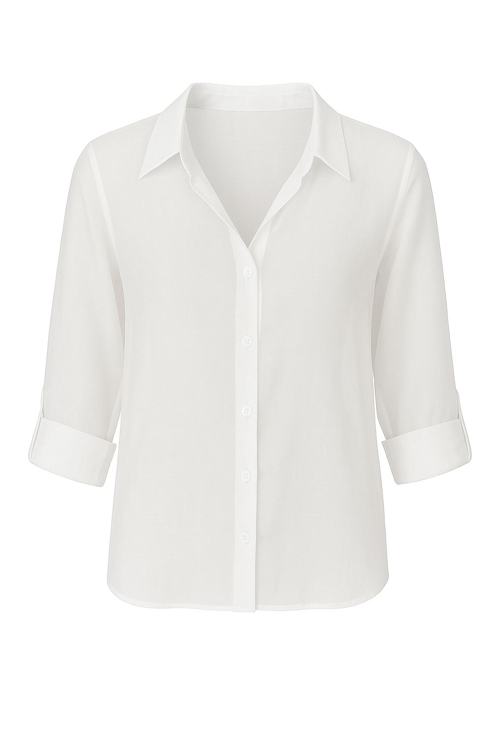 Camicia con risvolto lyocell