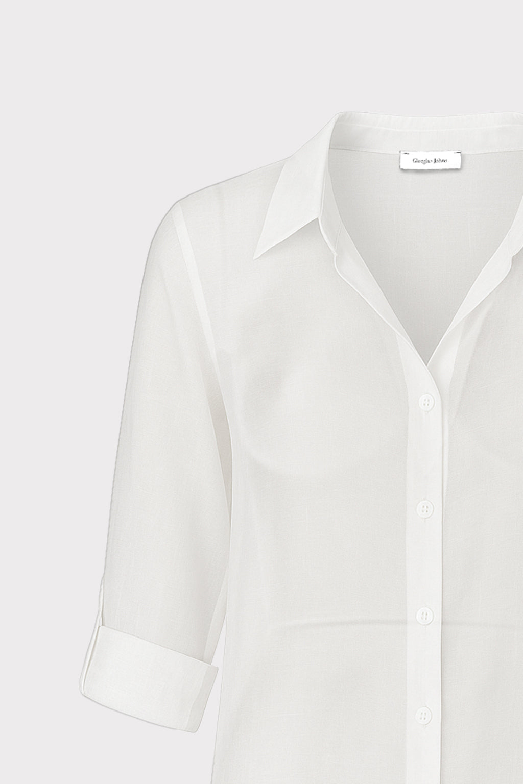 Camicia con risvolto lyocell