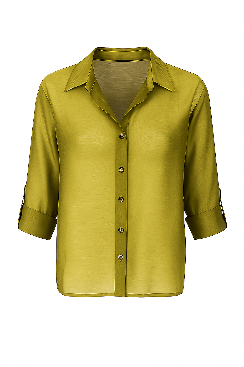 Camicia con risvolto lyocell