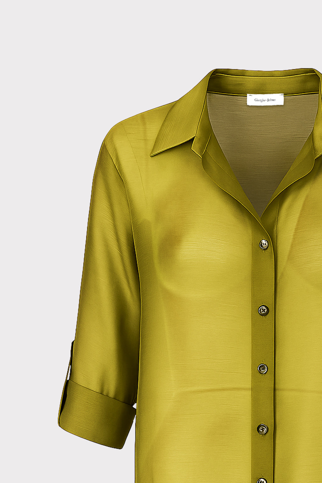 Camicia con risvolto lyocell