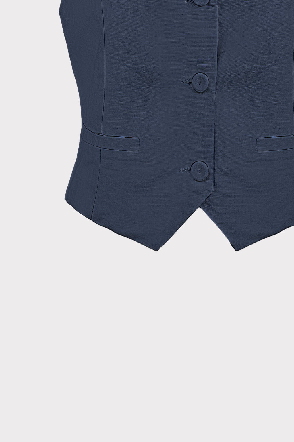 Gilet corto lino