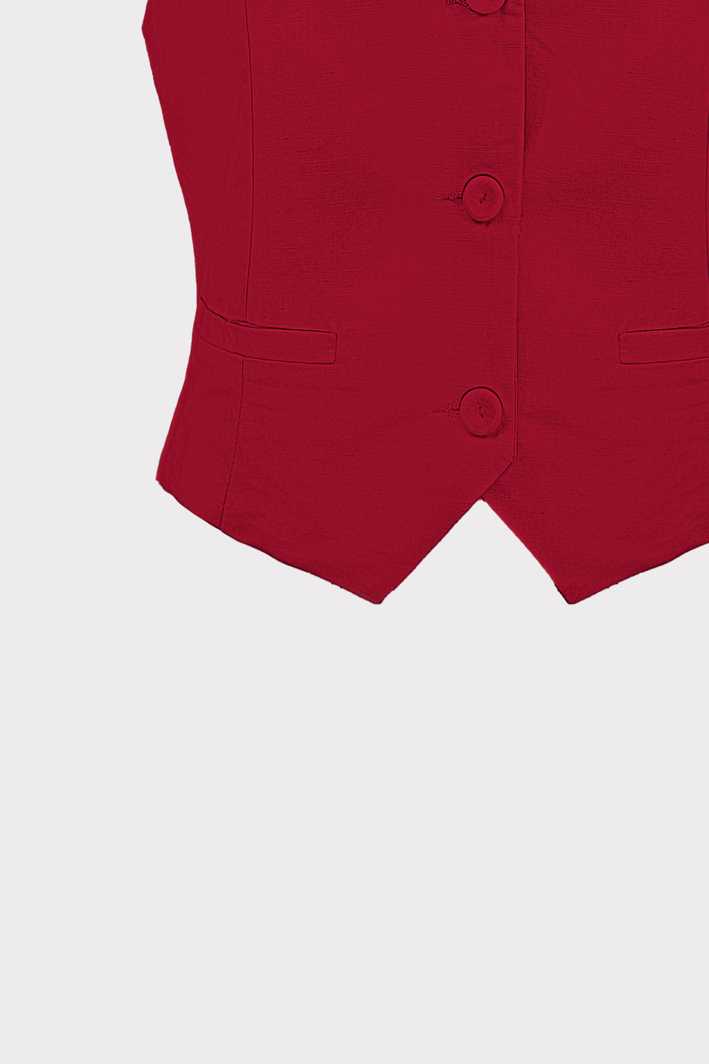 Gilet corto lino