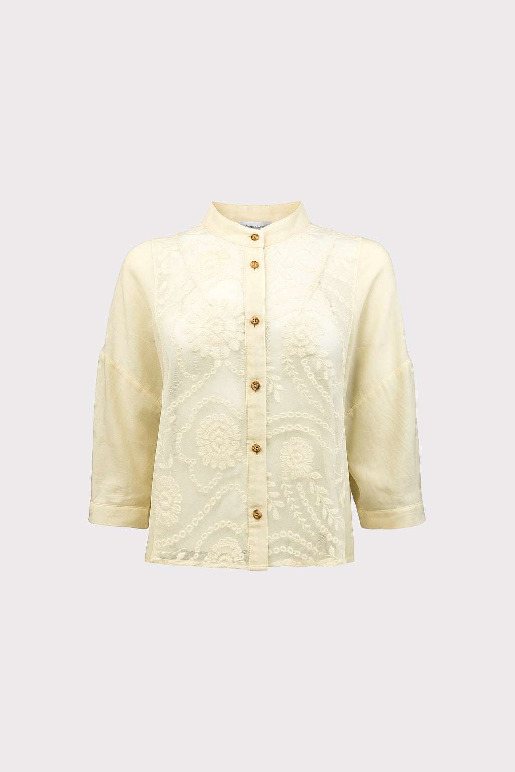 Camicia inserti macrame'