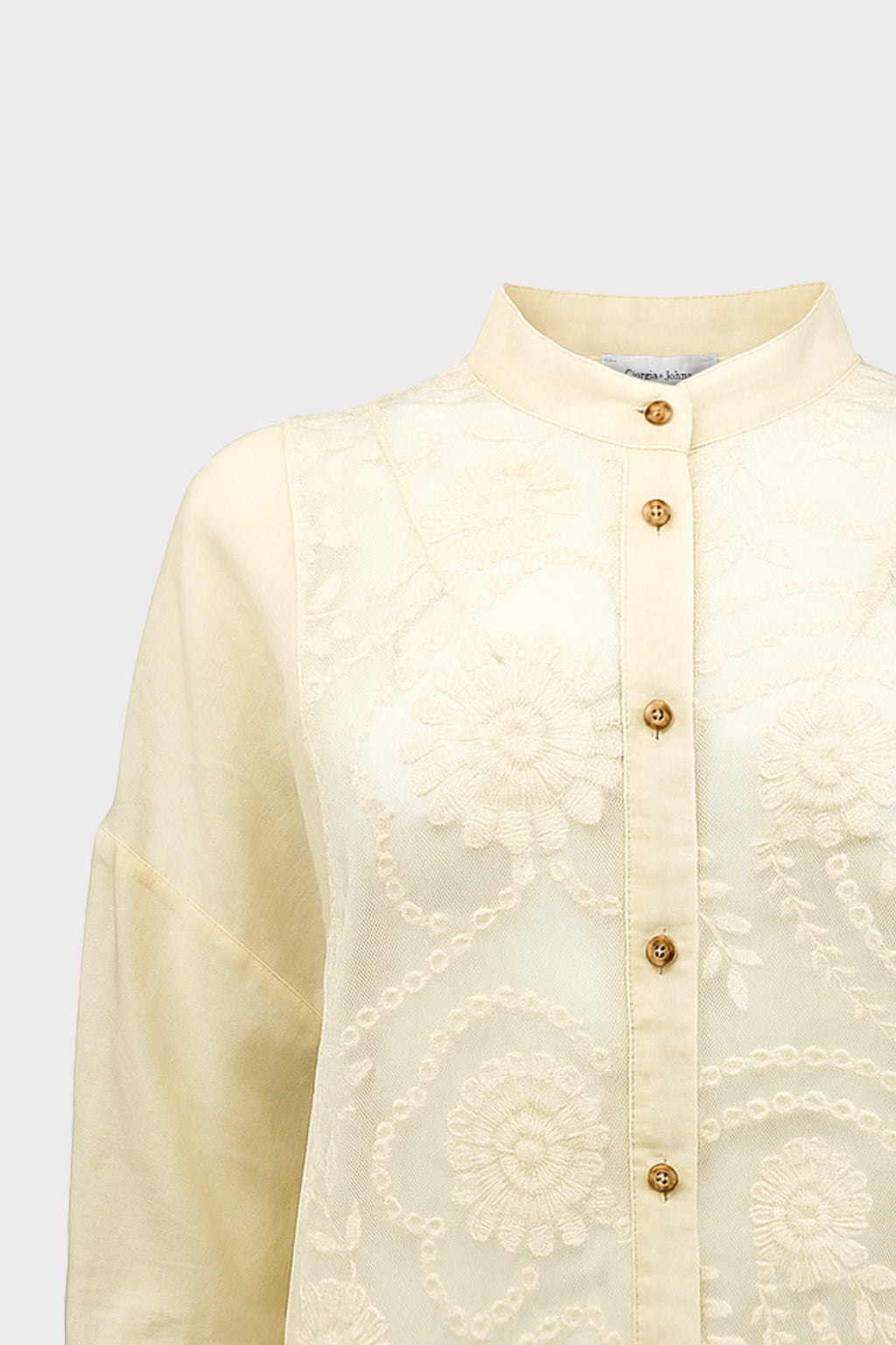 Camicia inserti macrame'
