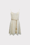 Abito corto in macrame'
