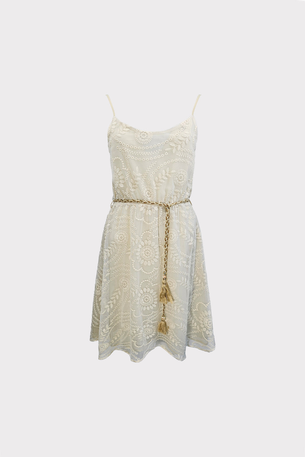Abito corto in macrame'