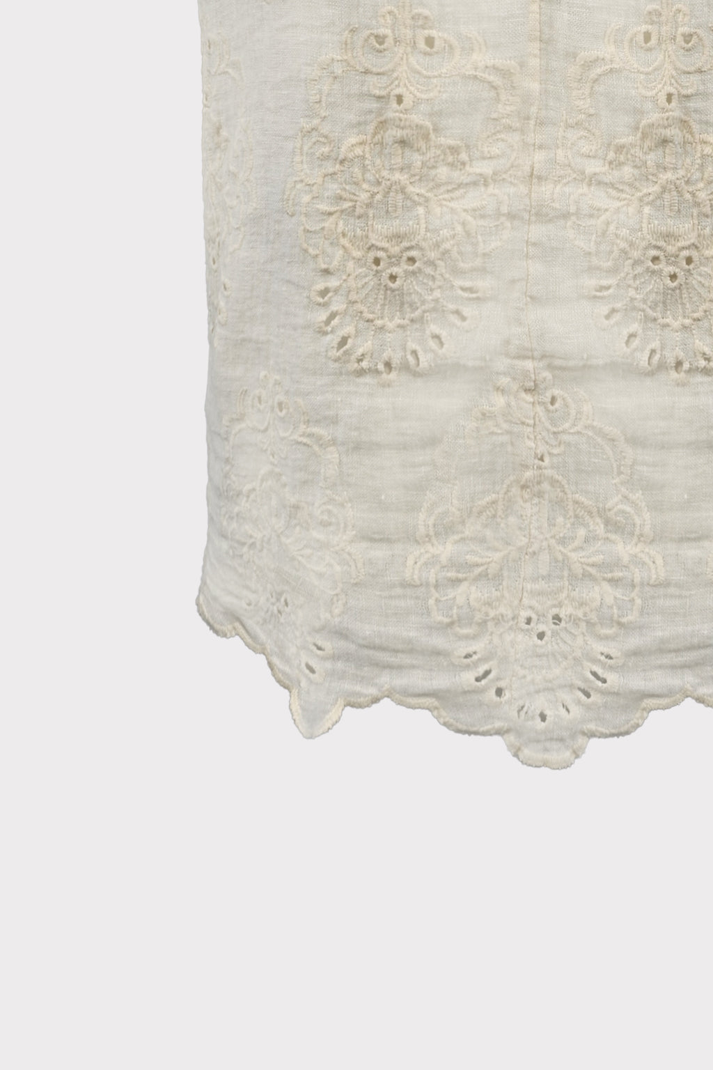 Blusa con ricamo traforato