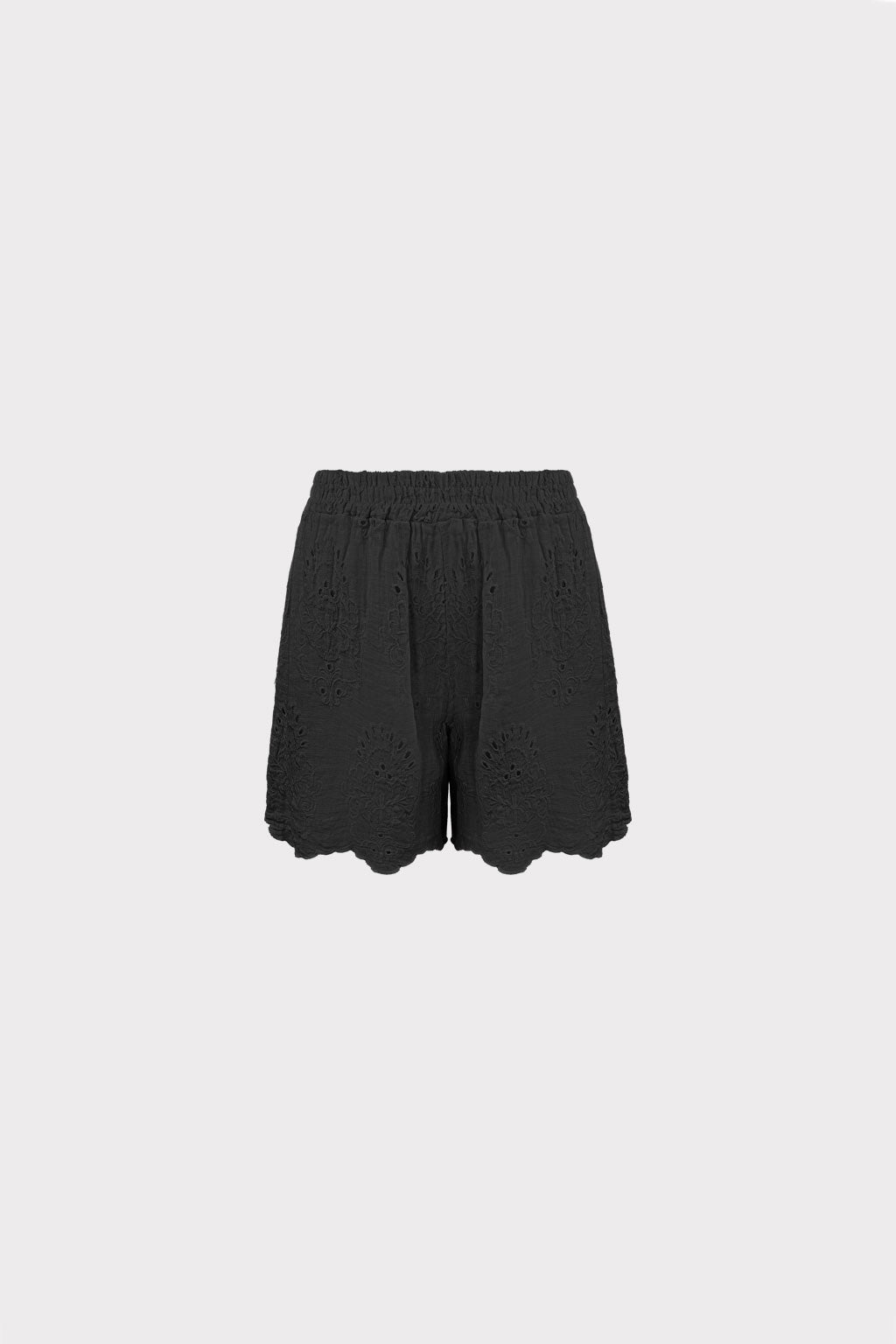 Pantalone con ricamo traforato