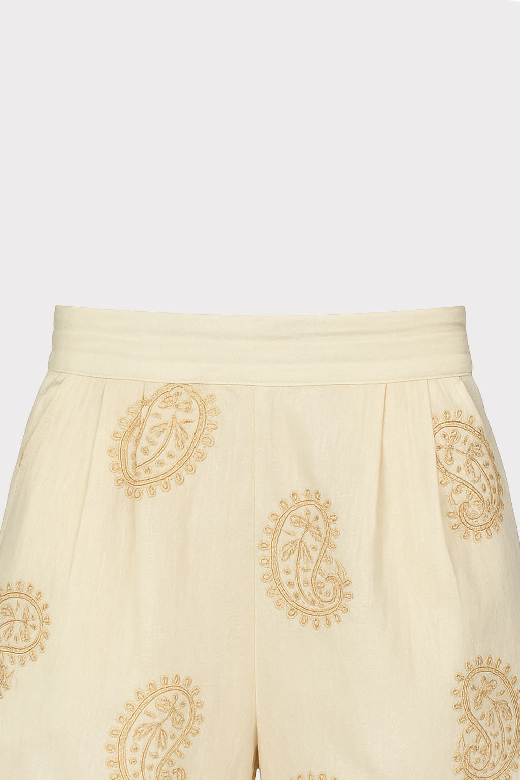 Shorts ricamo