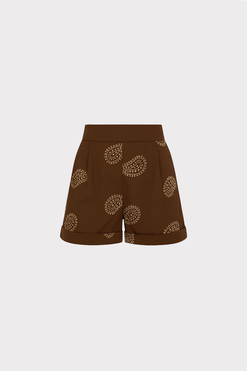 Shorts ricamo