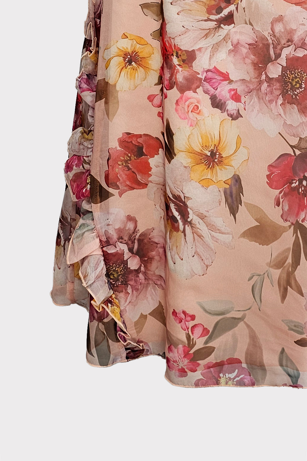 Abito corto chiffon