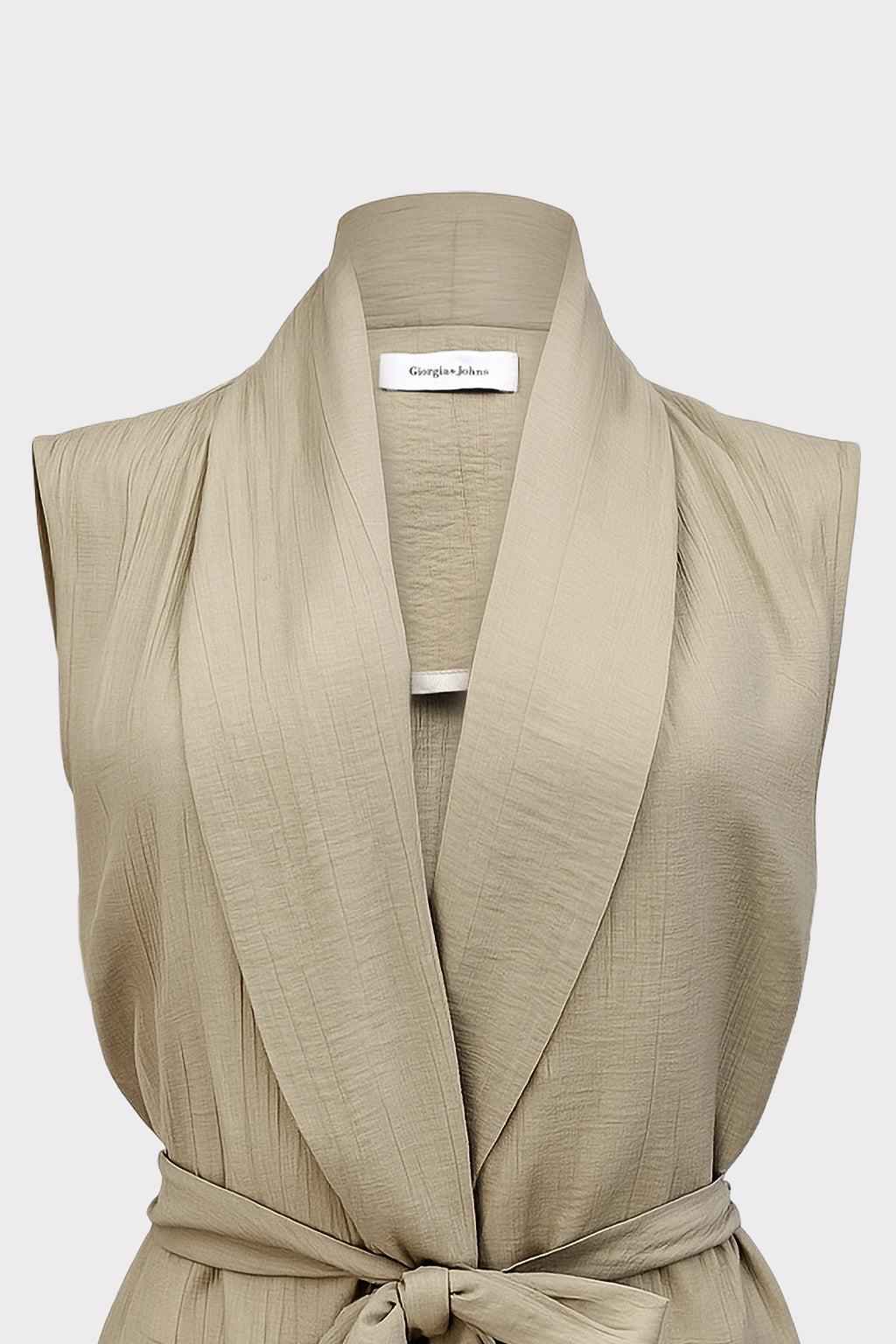 Gilet tessuto increspato