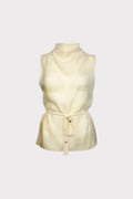 Top lyocell con cintura