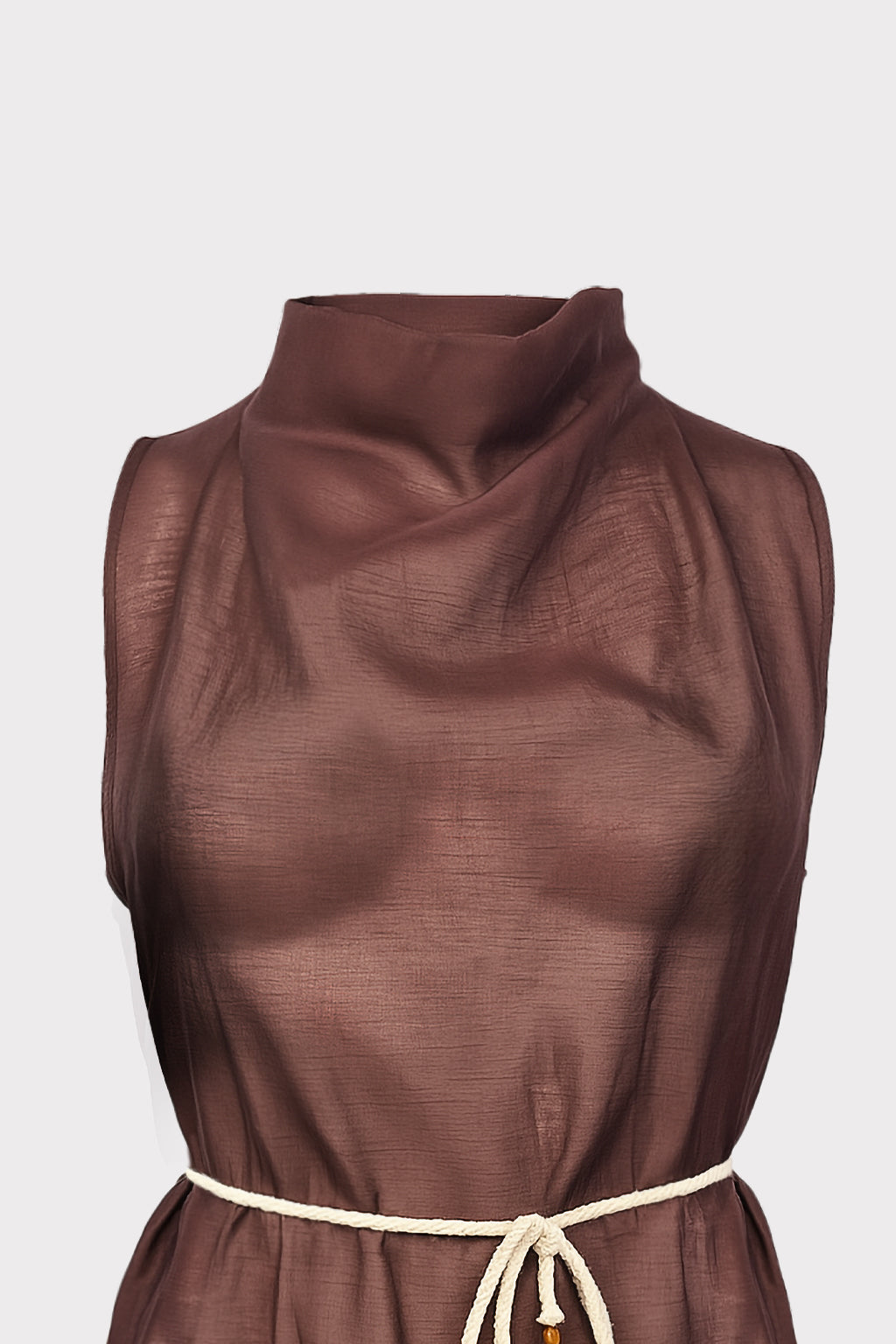 Top lyocell con cintura