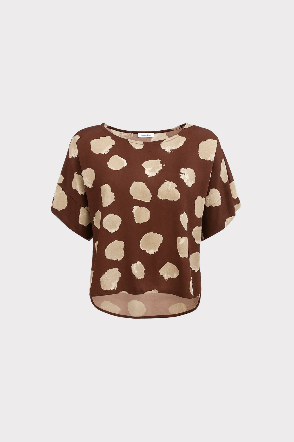 Blusa viscosa stampata