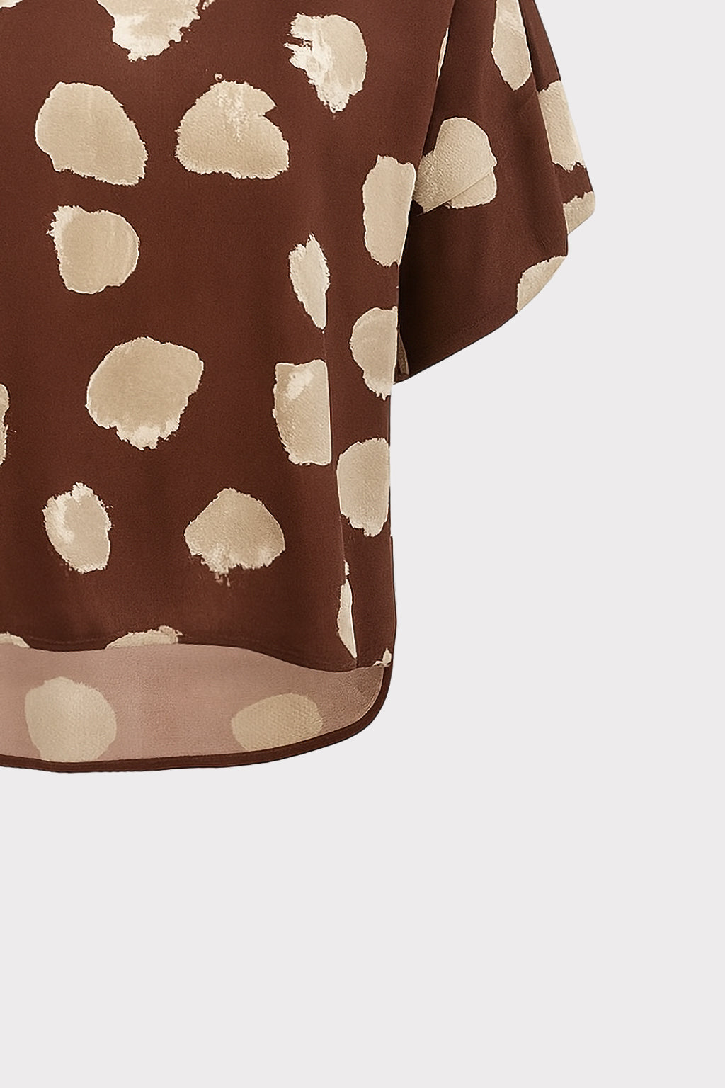 Blusa viscosa stampata