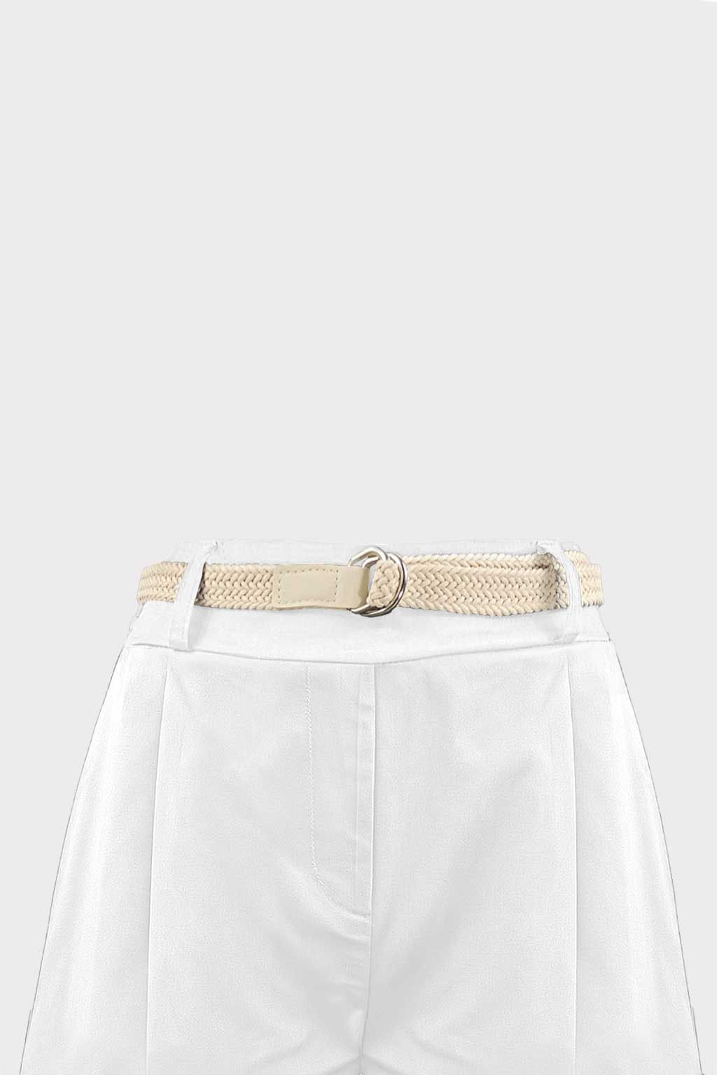 Shorts con risvolto