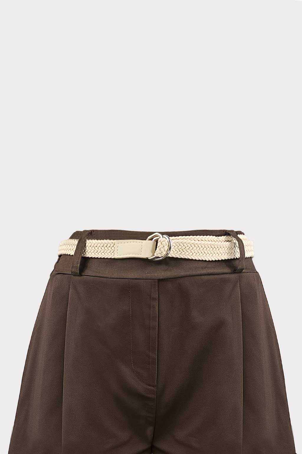 Shorts con risvolto