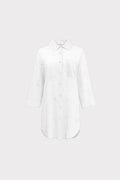 Abito camicia corto in sangallo