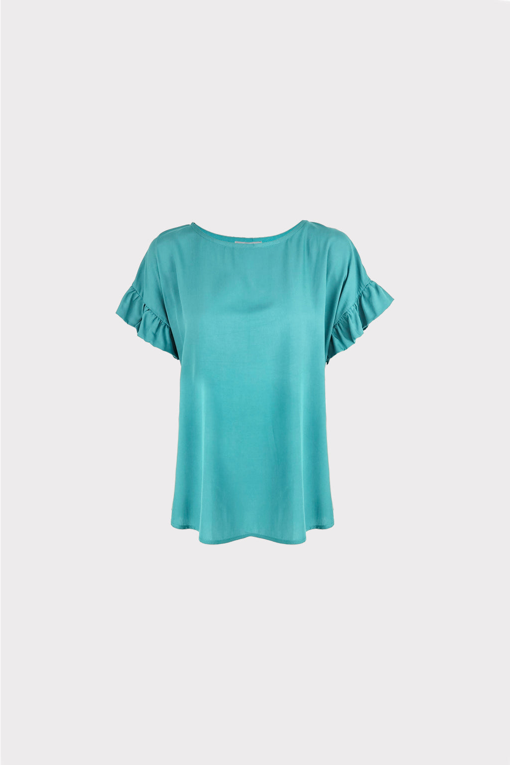 Blusa basic manica ruches