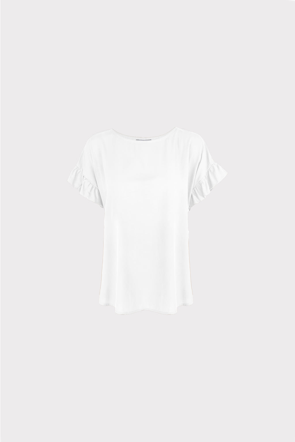 Blusa basic manica ruches