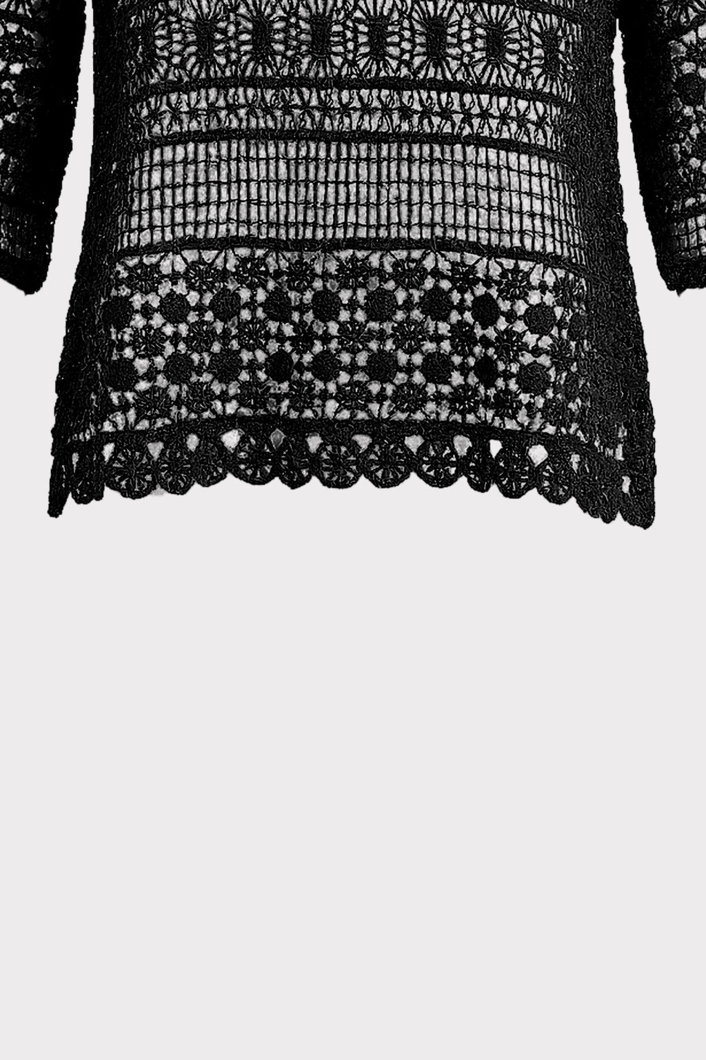 Blusa pointelle