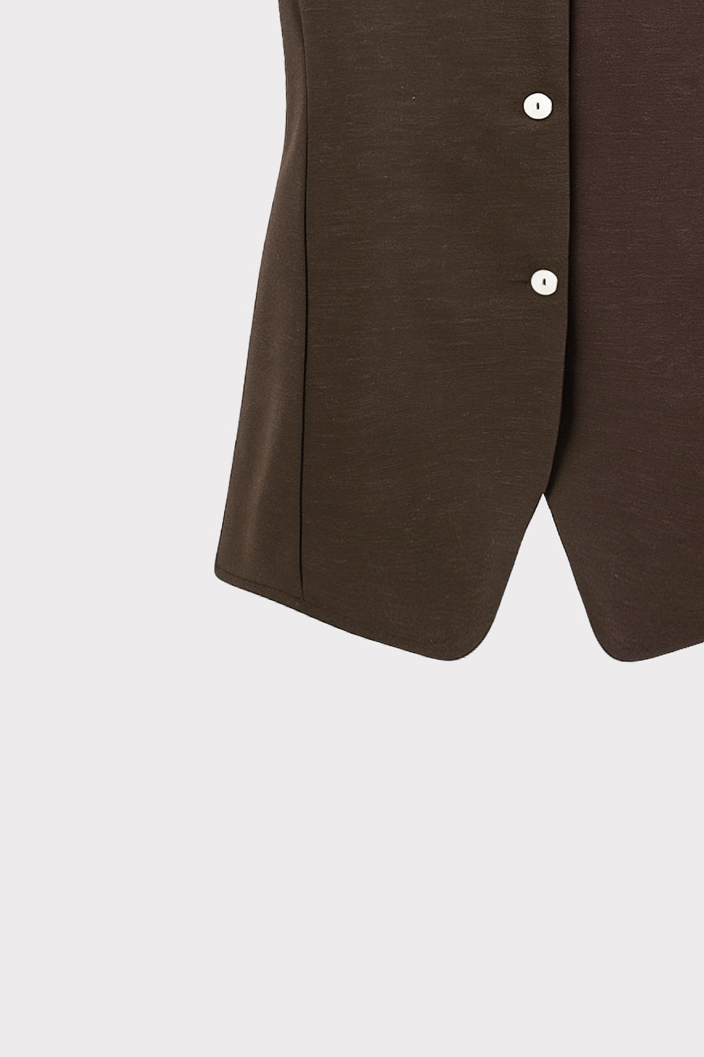 Gilet lungo in lino