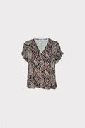 Blusa stampa africa