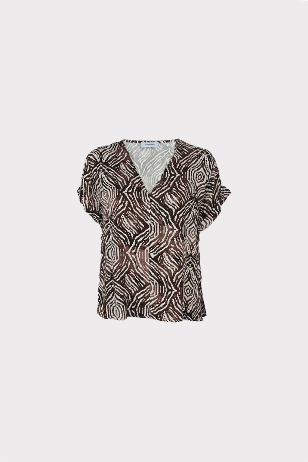 Blusa stampa africa