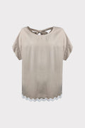 Blusa con passamaneria