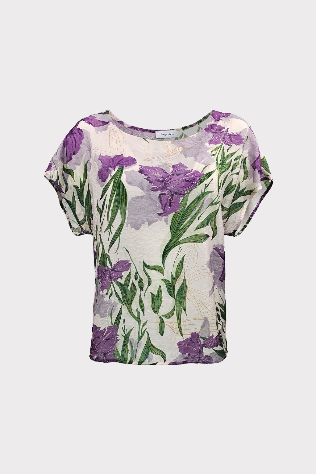 Blusa stampa fiore