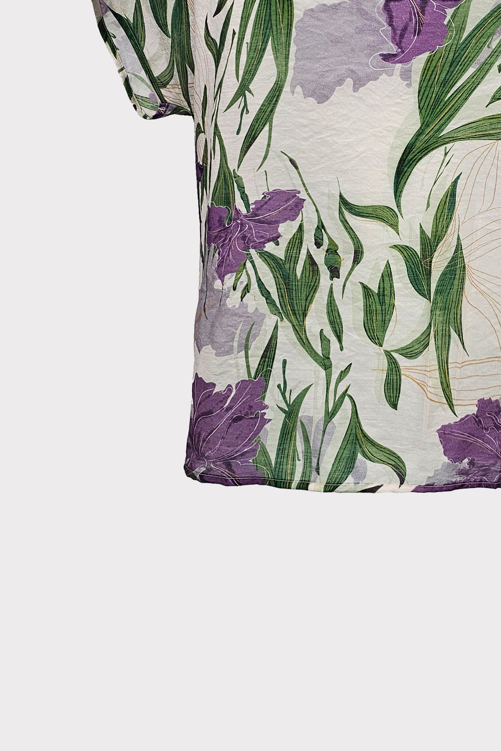 Blusa stampa fiore