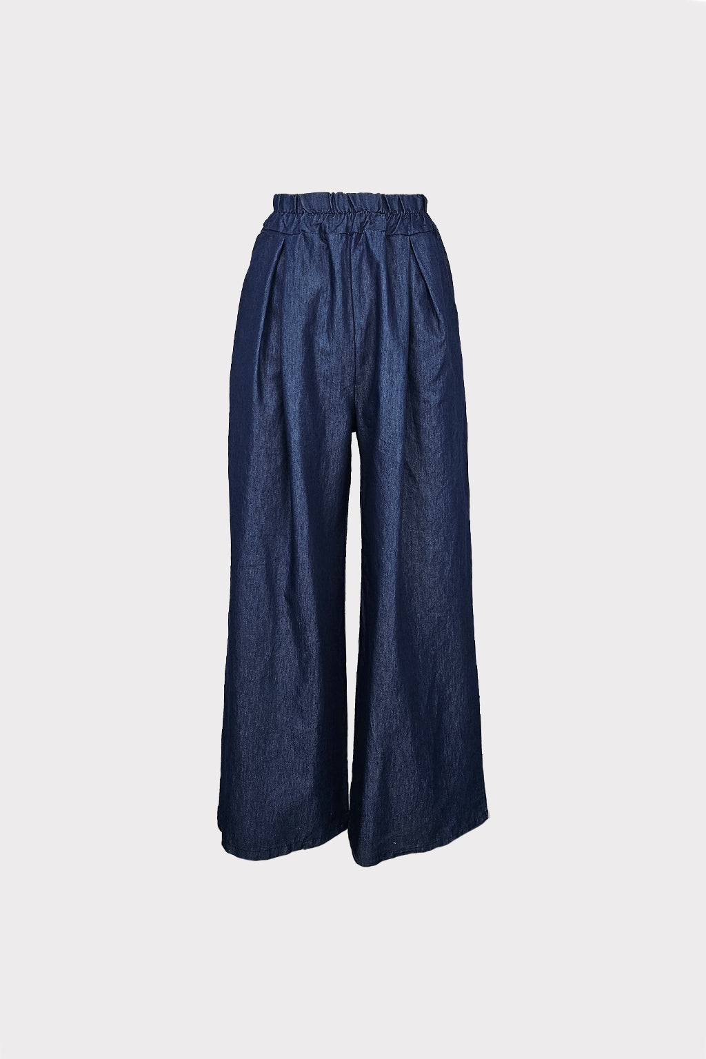 Jeans chambray palazzo
