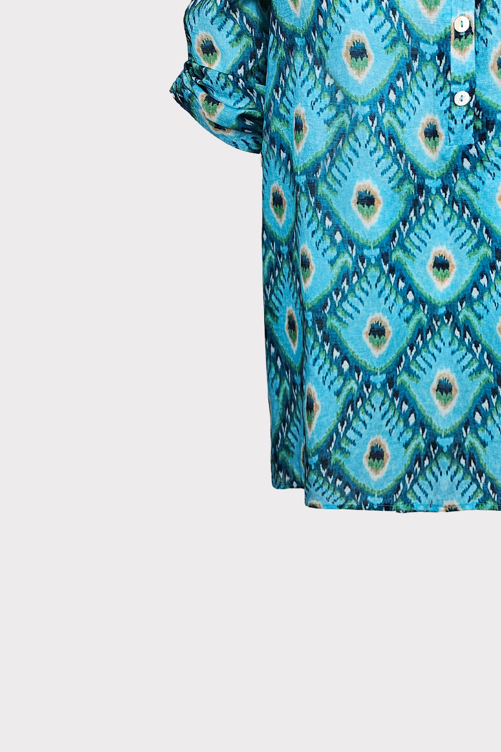 Blusa stampa foglie