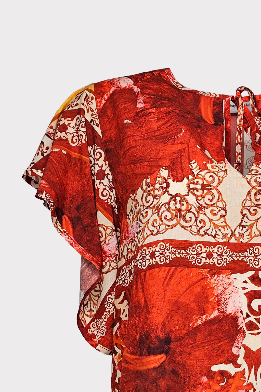 Blusa stampa fiori