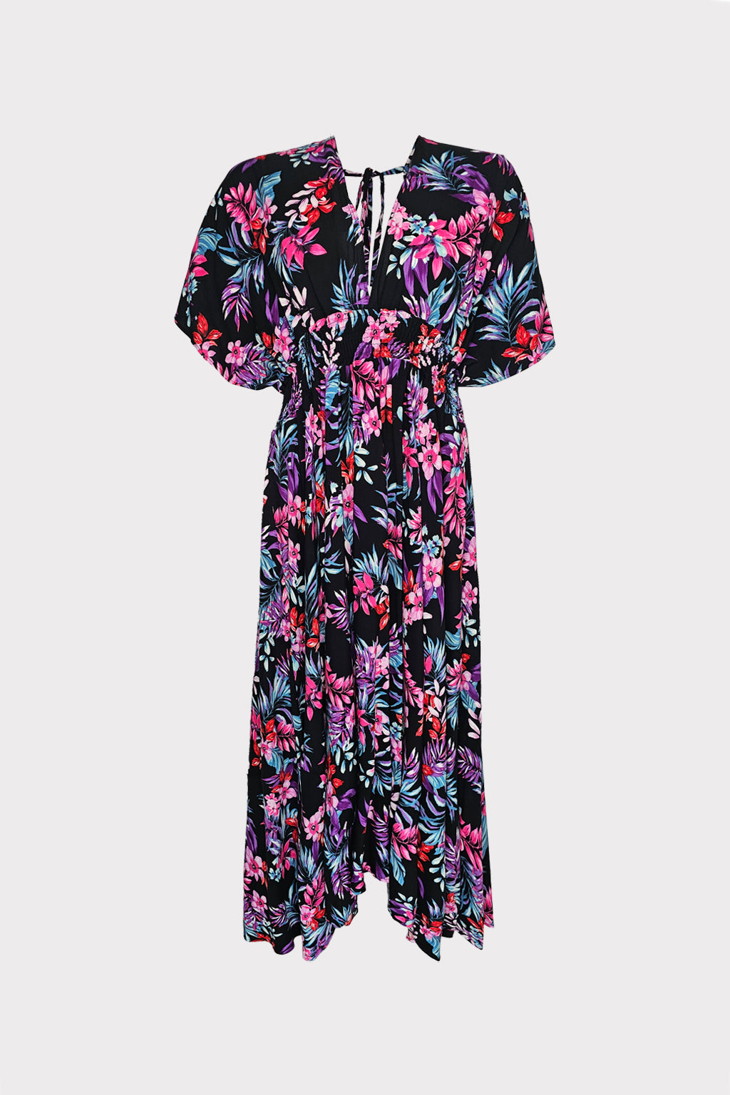 Abito kimono stampa fiore