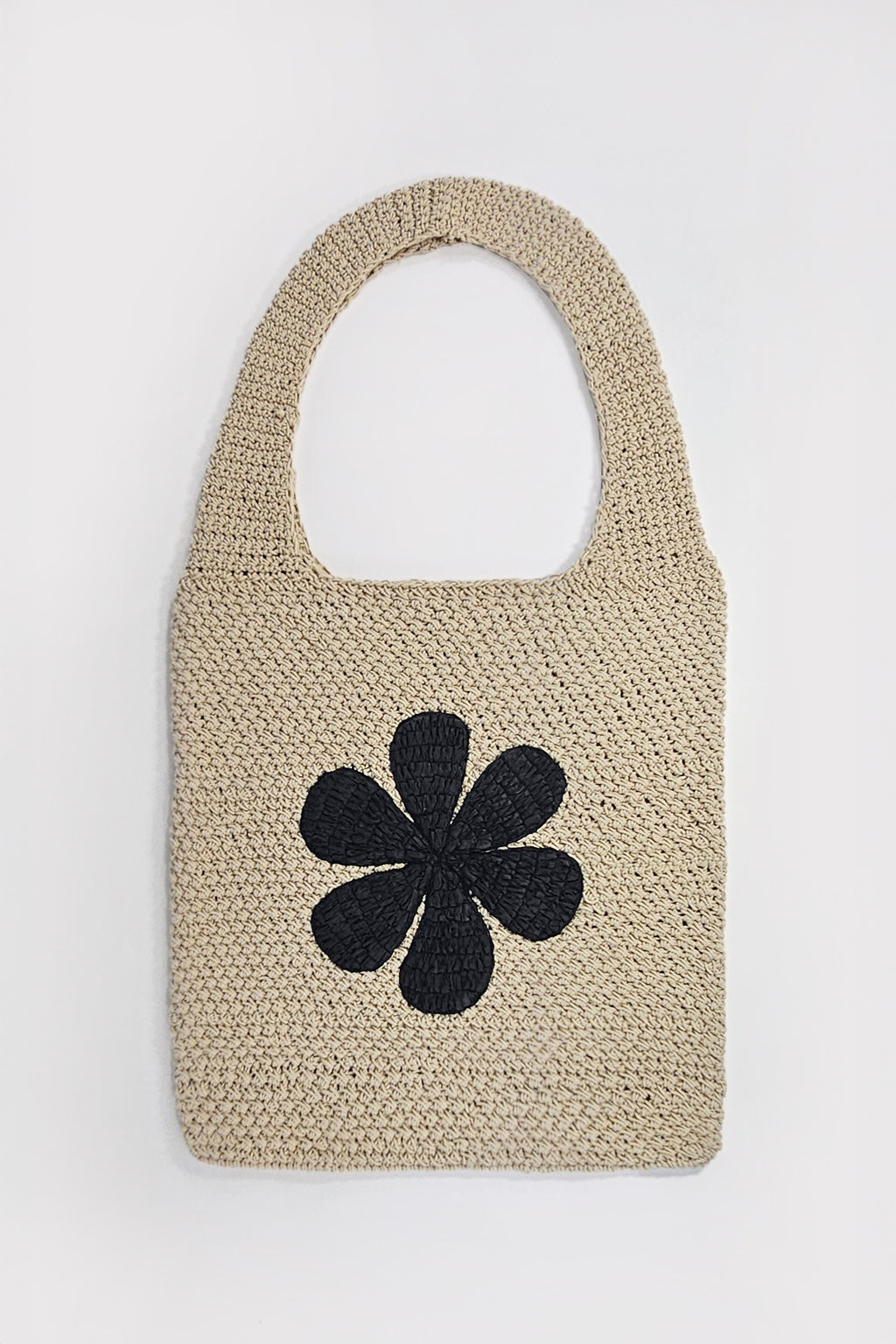 Borsa crochet fiore