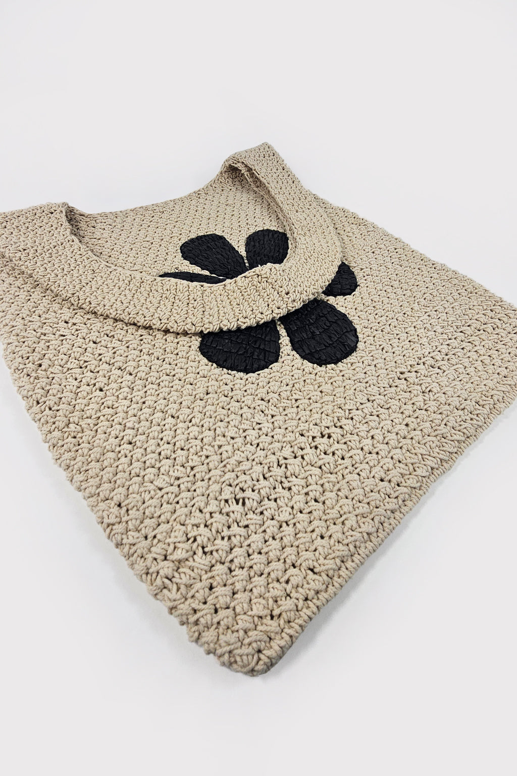 Borsa crochet fiore