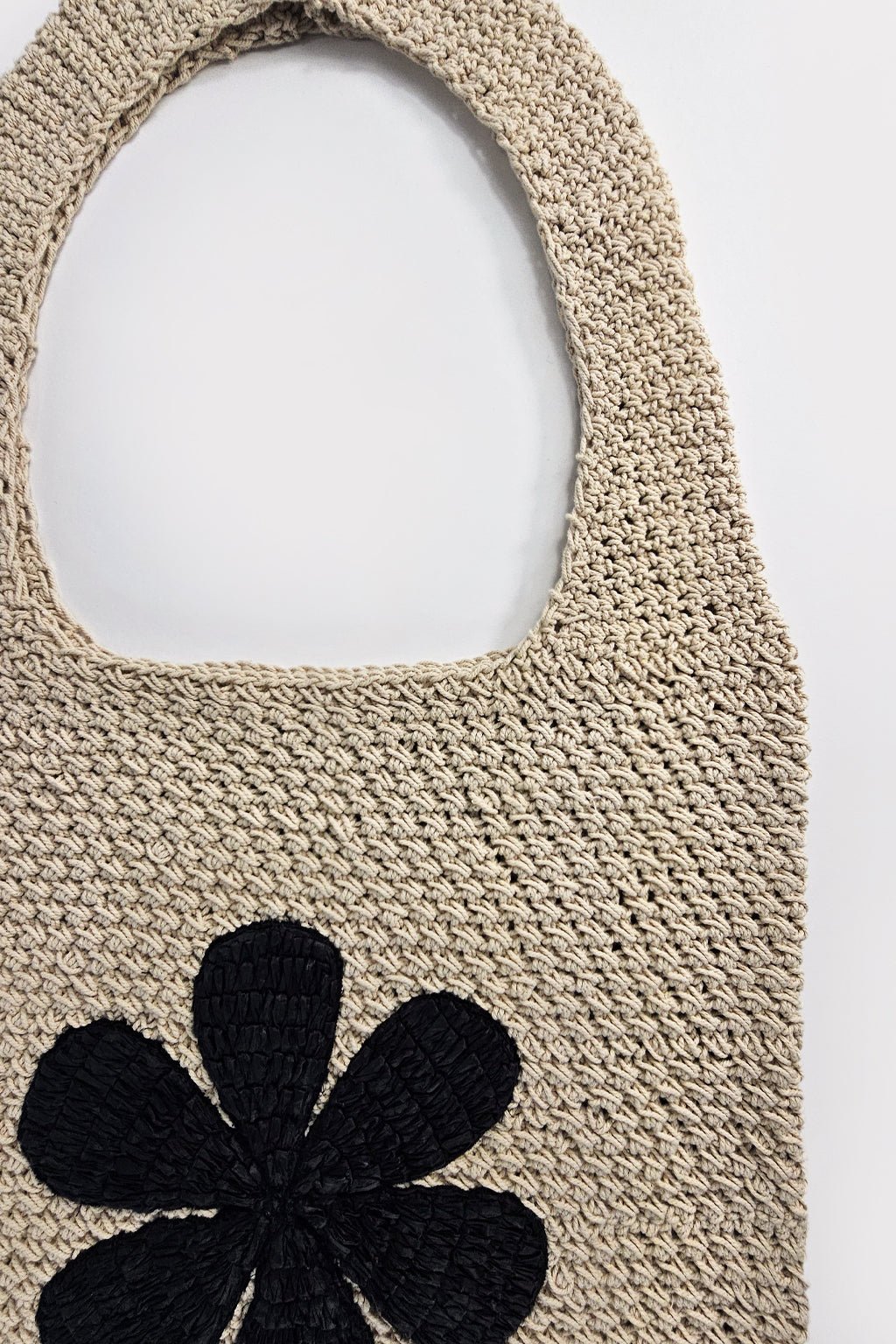 Borsa crochet fiore