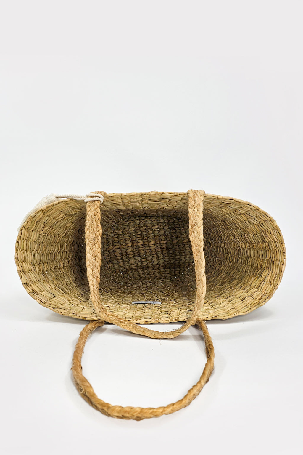 Borsa paglia ricamo