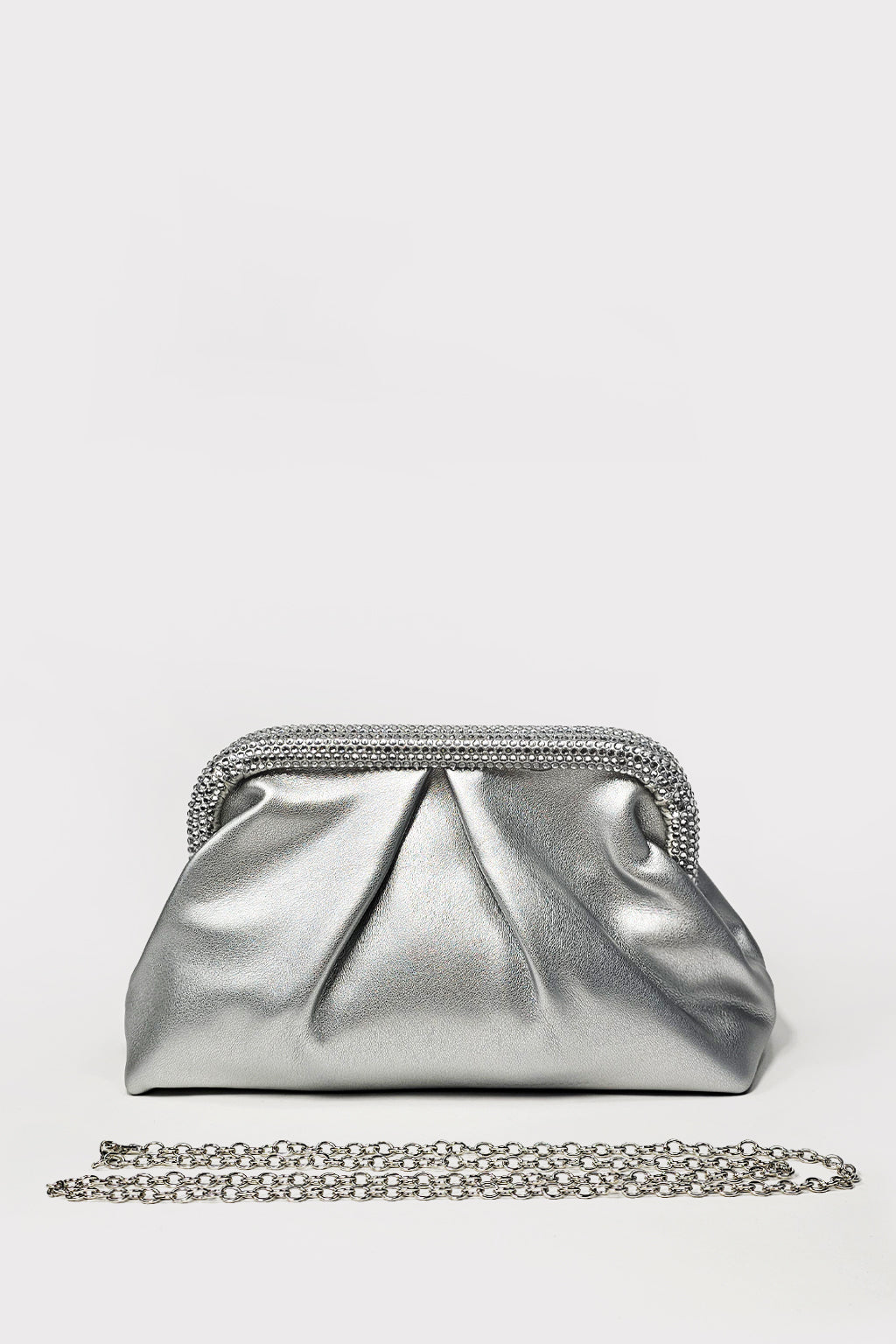 Clutch ecopelle e strass