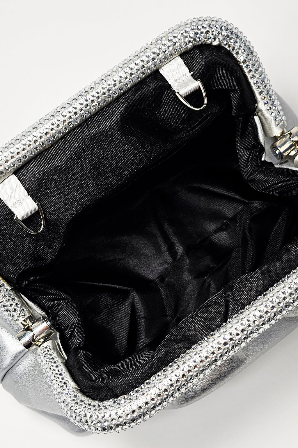 Clutch ecopelle e strass