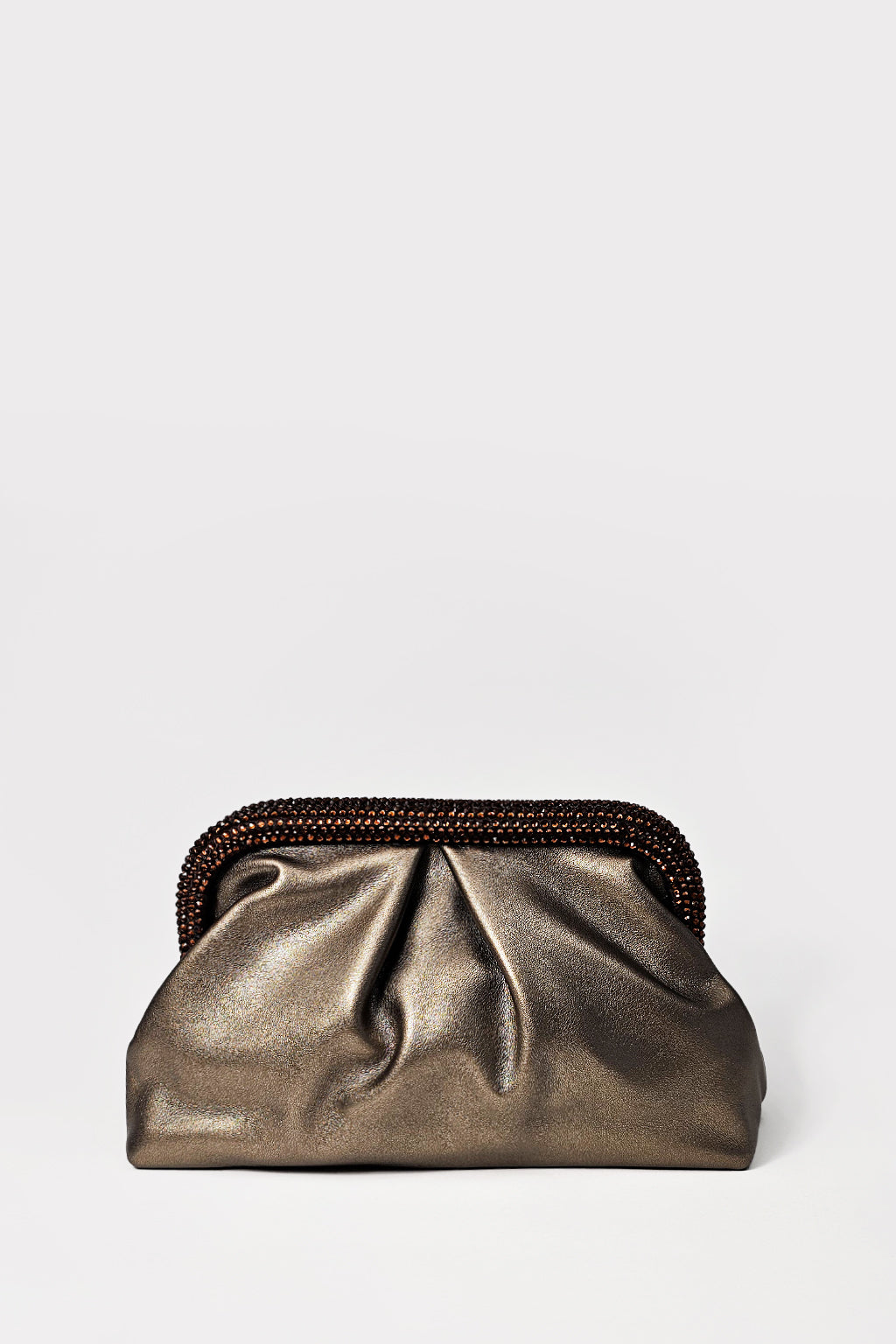 Clutch ecopelle e strass